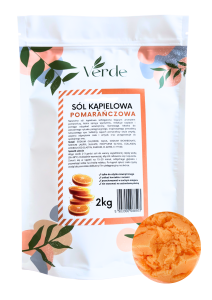 Sól kąpielowa  pomarańczowa 2kg Verde
