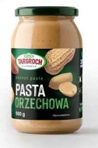 Pasta orzechowa Targroch 900 g 100% z orzechów arachidow. bez cukru (5236)