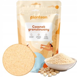 CZOSNEK GRANULOWANY SUSZONY AROMATYCZNY NATURALNY100G PLANTEON